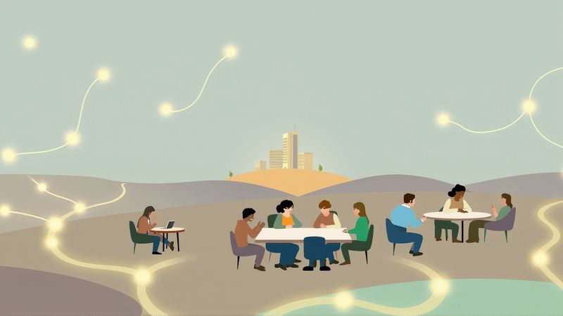 Comunidad próspera florece en colaboración armoniosa