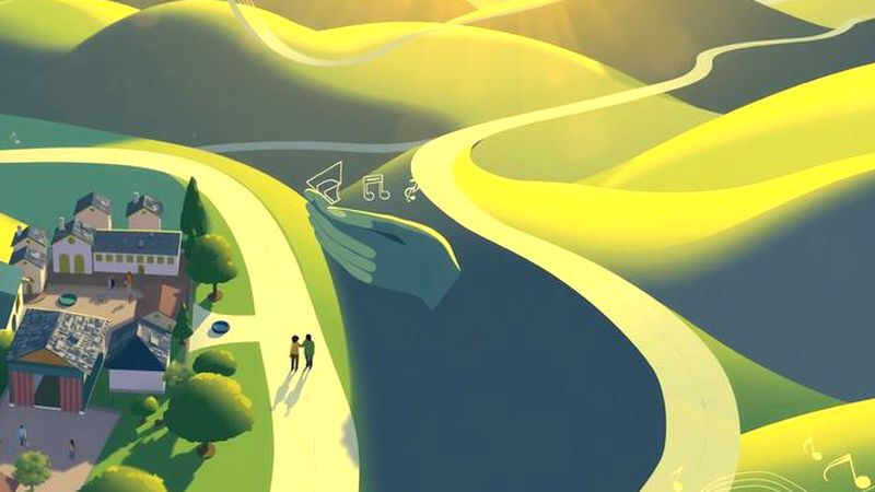 Una comunidad creativa y próspera florece pacíficamente