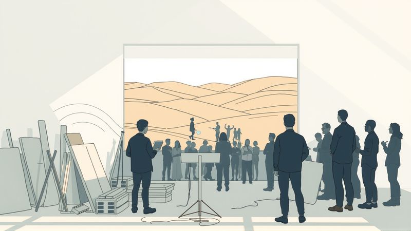 Un taller tranquilo fomenta la creatividad colectiva
