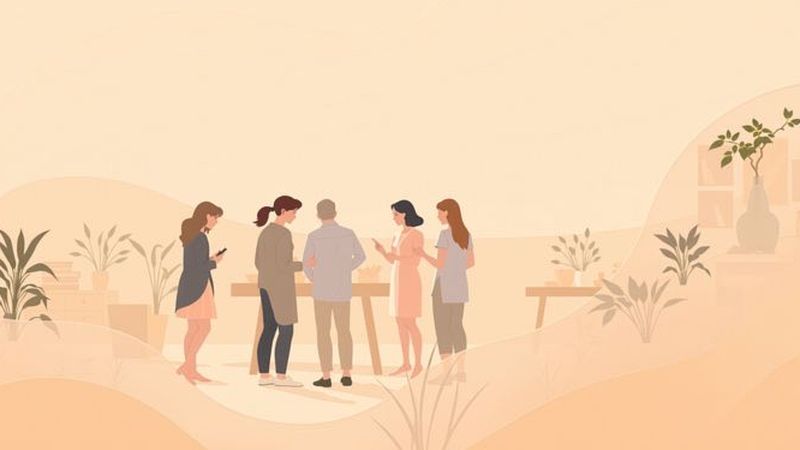 Una ilustración colaborativa y acogedora emerge