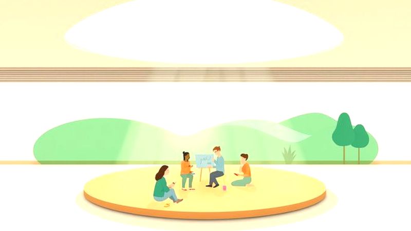 Un espacio luminoso ilustra colaboración y crecimiento