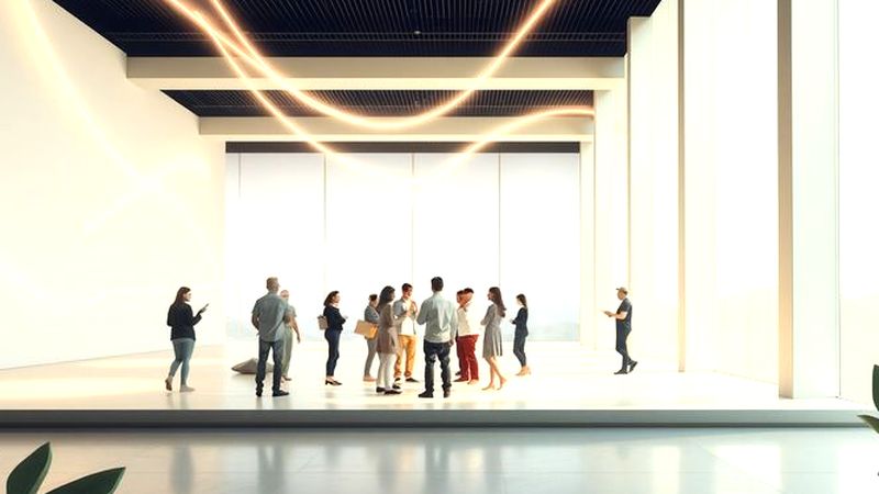 Una escena luminosa evoca comunidad y armonía