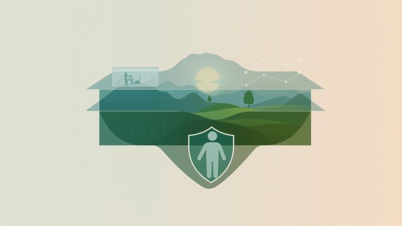 Datos fluyen seguros en calma