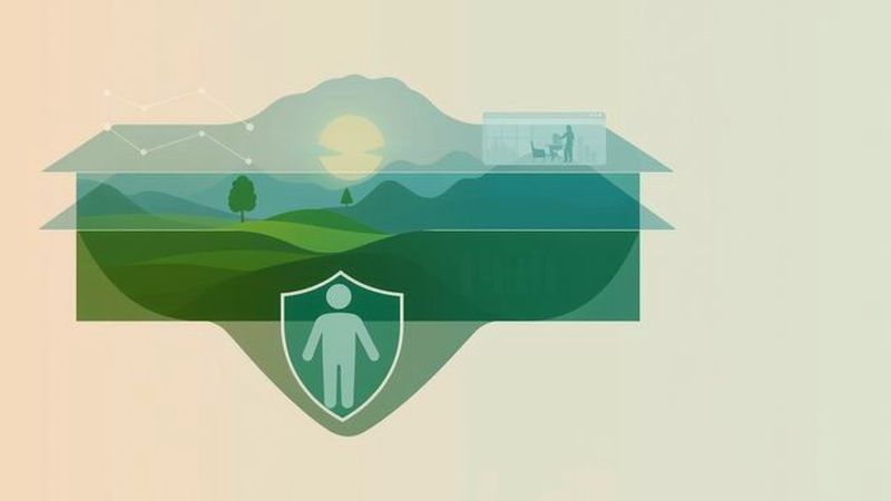 Datos fluyen seguros en calma