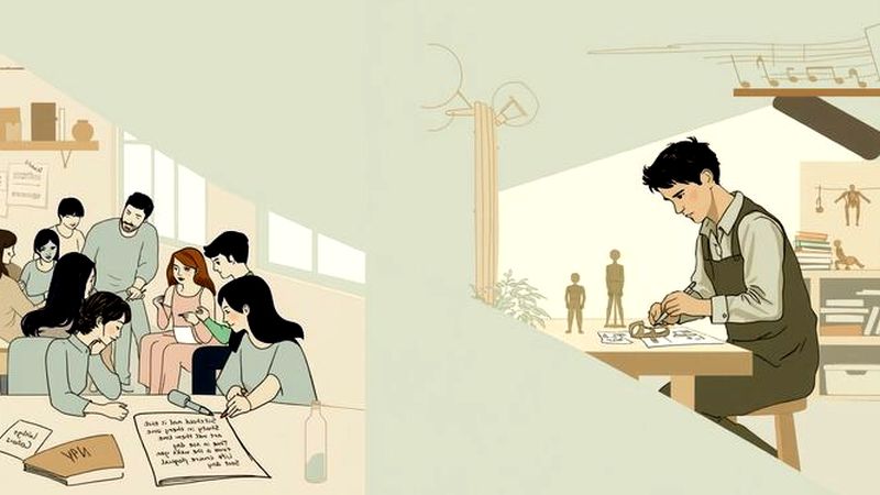 Artistas crean con dedicación y armonía