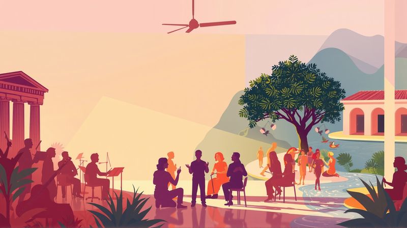 Un espacio sereno fusiona culturas y creatividad