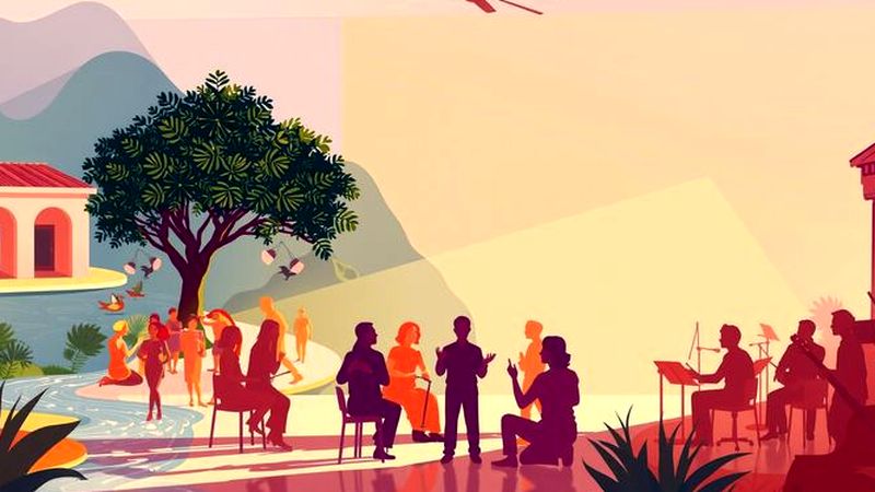 Un espacio sereno fusiona culturas y creatividad