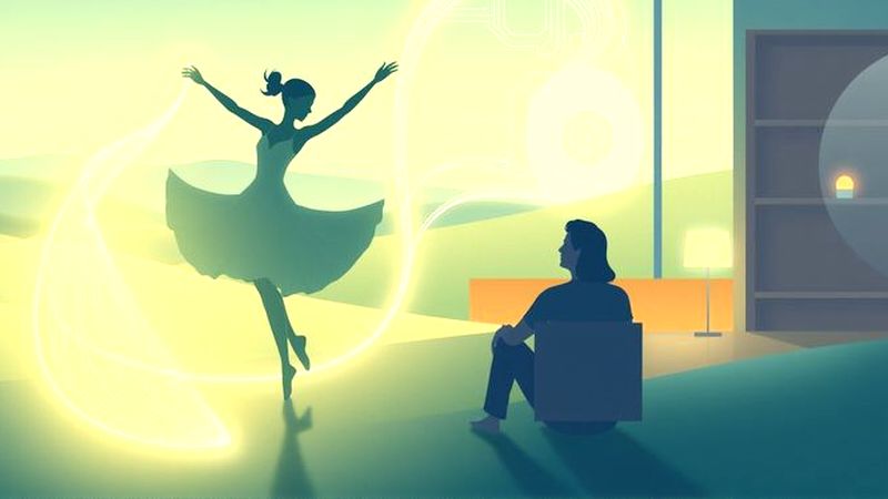 Un bailarín guía luz conectada y segura