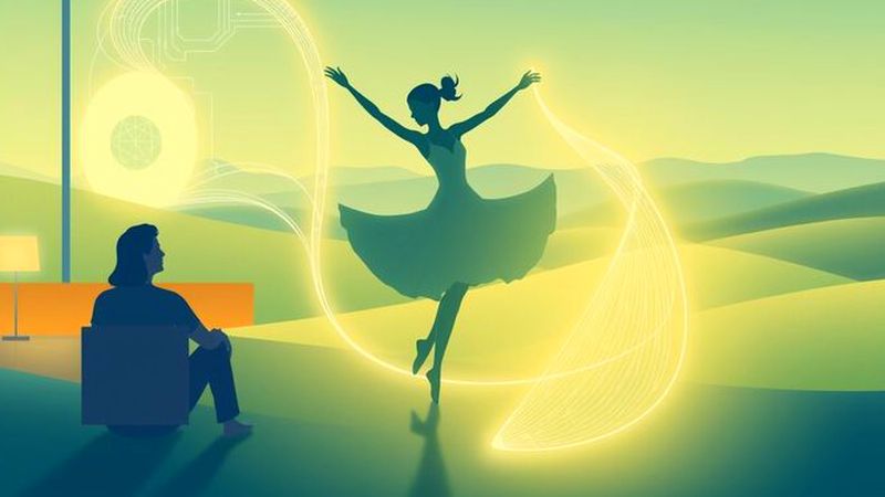 Un bailarín guía luz conectada y segura