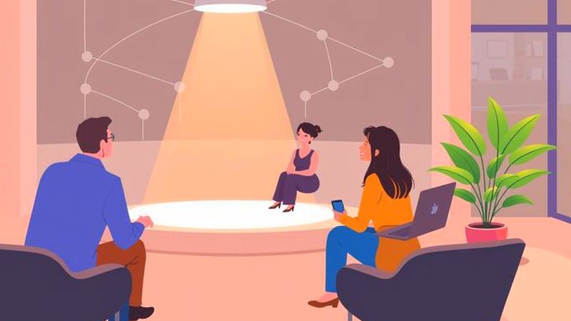 Un espacio laboral colaborativo sereno y optimista