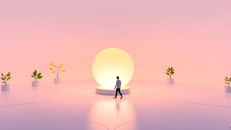 Una esfera luminosa une voces serenas